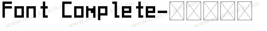 Font Complete字体转换